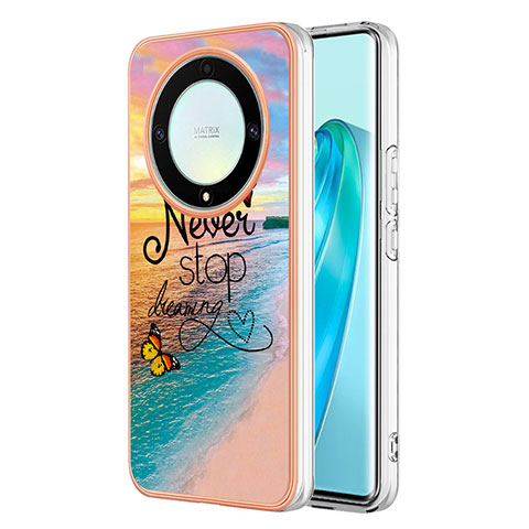 Custodia Silicone Gel Morbida Fantasia Modello Cover Y03B per Huawei Honor Magic5 Lite 5G Multicolore