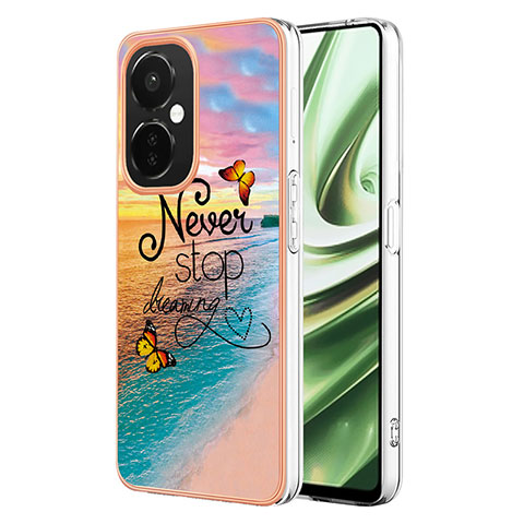 Custodia Silicone Gel Morbida Fantasia Modello Cover Y03B per OnePlus Nord CE 3 5G Multicolore