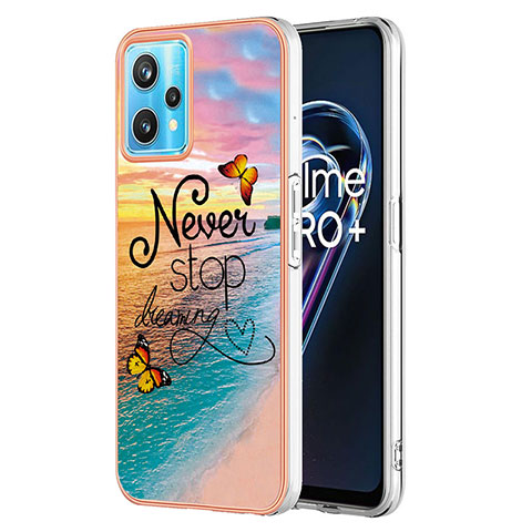 Custodia Silicone Gel Morbida Fantasia Modello Cover Y03B per Realme 9 Pro 5G Multicolore