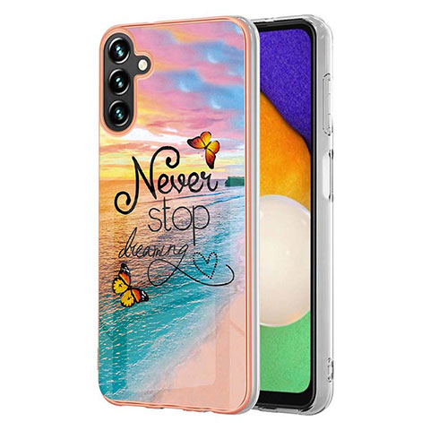 Custodia Silicone Gel Morbida Fantasia Modello Cover Y03B per Samsung Galaxy A13 5G Multicolore