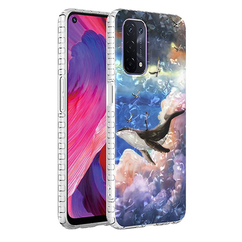 Custodia Silicone Gel Morbida Fantasia Modello Cover Y04B per OnePlus Nord N200 5G Multicolore