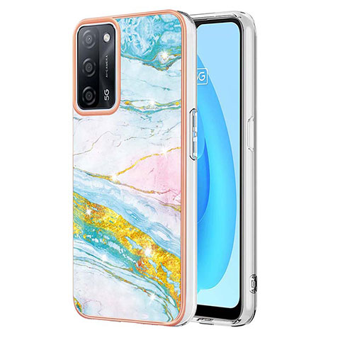 Custodia Silicone Gel Morbida Fantasia Modello Cover Y05B per Oppo A53s 5G Colorato