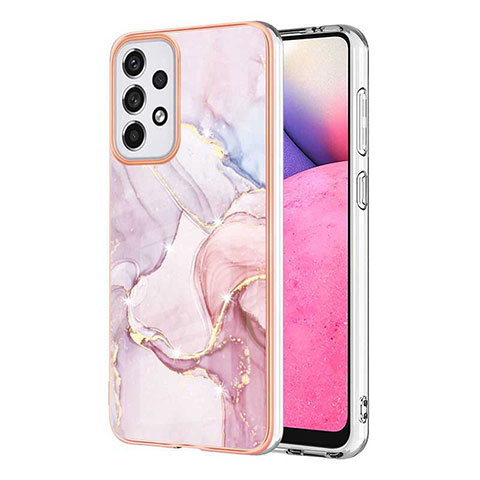 Custodia Silicone Gel Morbida Fantasia Modello Cover Y05B per Samsung Galaxy A33 5G Rosa