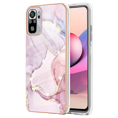 Custodia Silicone Gel Morbida Fantasia Modello Cover Y05B per Xiaomi Poco M5S Rosa