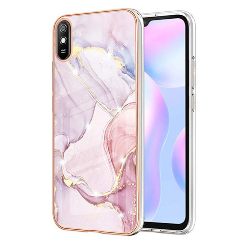 Custodia Silicone Gel Morbida Fantasia Modello Cover Y05B per Xiaomi Redmi 9AT Rosa