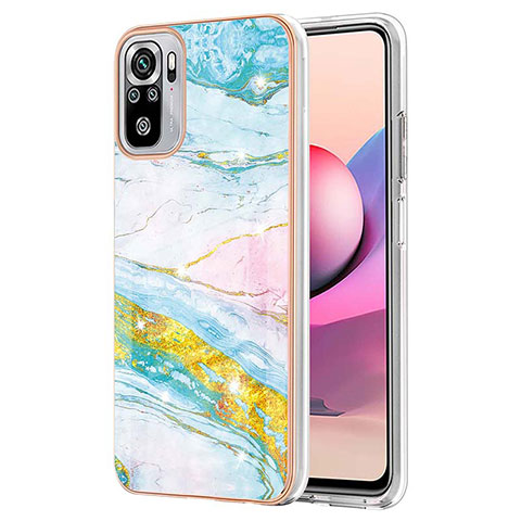 Custodia Silicone Gel Morbida Fantasia Modello Cover Y05B per Xiaomi Redmi Note 10S 4G Colorato