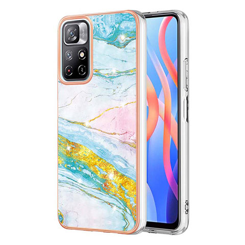 Custodia Silicone Gel Morbida Fantasia Modello Cover Y05B per Xiaomi Redmi Note 11 5G Colorato