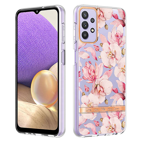 Custodia Silicone Gel Morbida Fantasia Modello Cover Y06B per Samsung Galaxy A23 4G Rosa