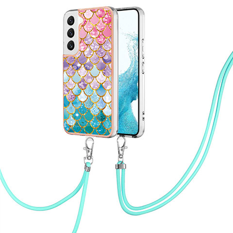 Custodia Silicone Gel Morbida Fantasia Modello Cover Y20B per Samsung Galaxy S21 5G Multicolore