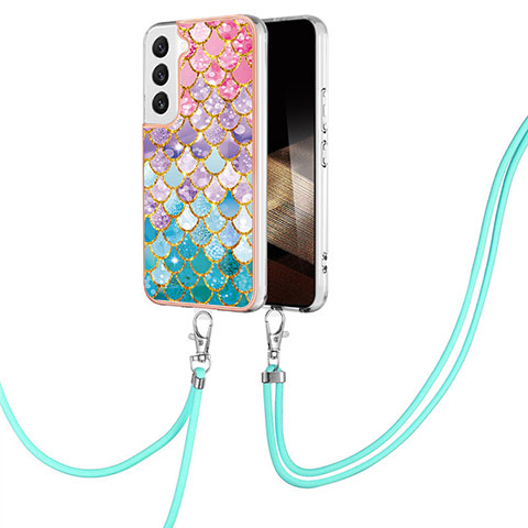 Custodia Silicone Gel Morbida Fantasia Modello Cover Y20B per Samsung Galaxy S24 5G Multicolore