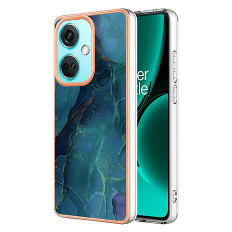 Custodia Silicone Gel Morbida Fantasia Modello Cover YB1 per OnePlus Nord CE 3 5G Verde