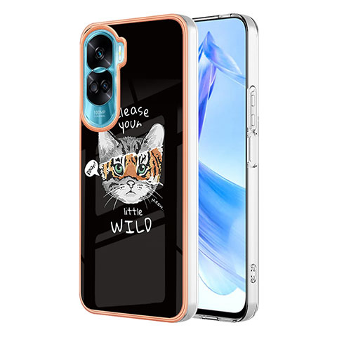 Custodia Silicone Gel Morbida Fantasia Modello Cover YB2 per Huawei Honor 90 Lite 5G Multicolore