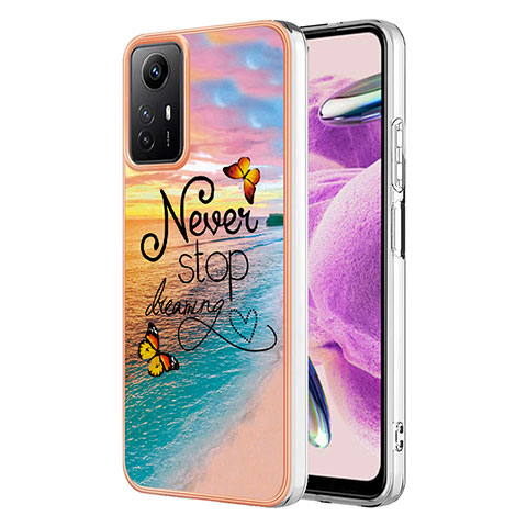 Custodia Silicone Gel Morbida Fantasia Modello Cover YB3 per Xiaomi Redmi Note 12S Multicolore