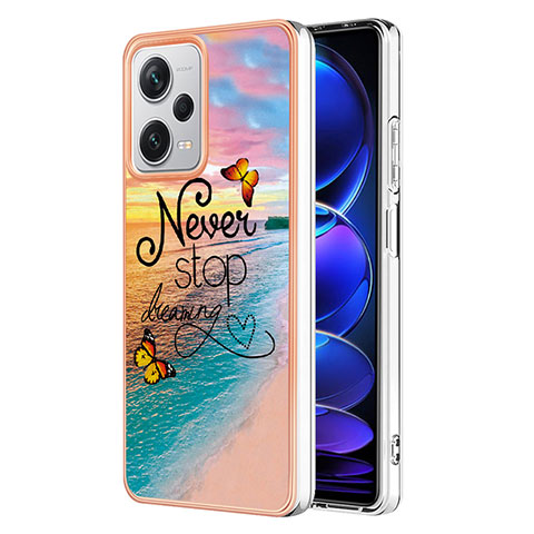 Custodia Silicone Gel Morbida Fantasia Modello Cover YB4 per Xiaomi Redmi Note 12 Pro+ Plus 5G Multicolore