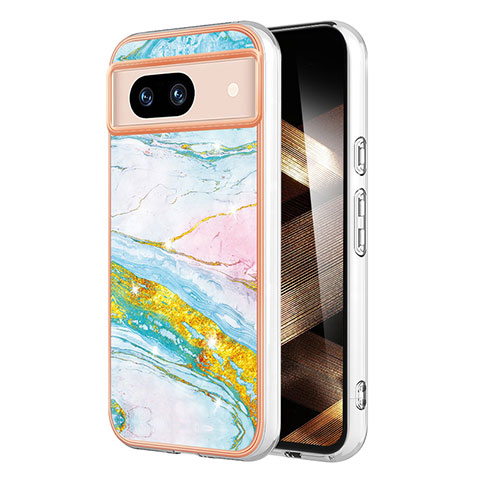 Custodia Silicone Gel Morbida Fantasia Modello Cover YB5 per Google Pixel 8a 5G Colorato