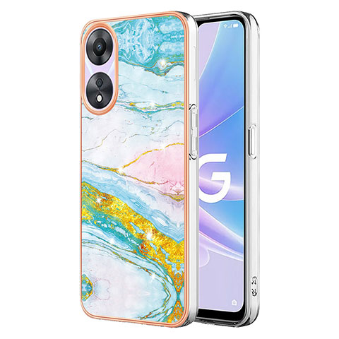 Custodia Silicone Gel Morbida Fantasia Modello Cover YB5 per Oppo A78 5G Colorato