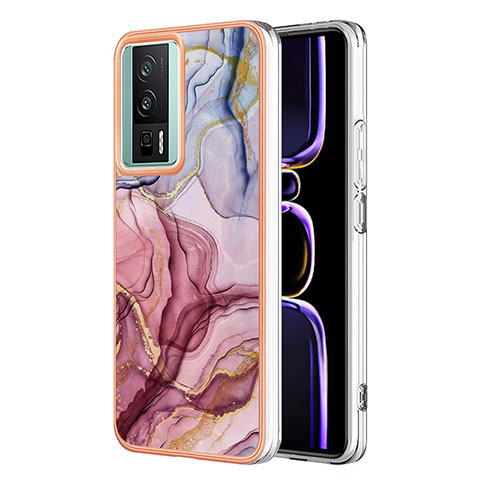 Custodia Silicone Gel Morbida Fantasia Modello Cover YB7 per Xiaomi Poco F5 Pro 5G Multicolore