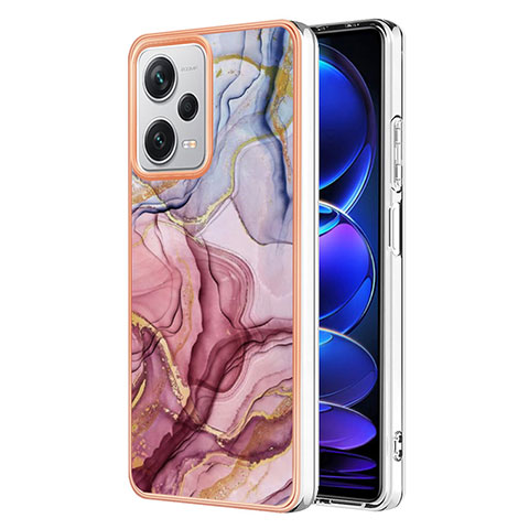 Custodia Silicone Gel Morbida Fantasia Modello Cover YB7 per Xiaomi Redmi Note 12 Explorer Multicolore