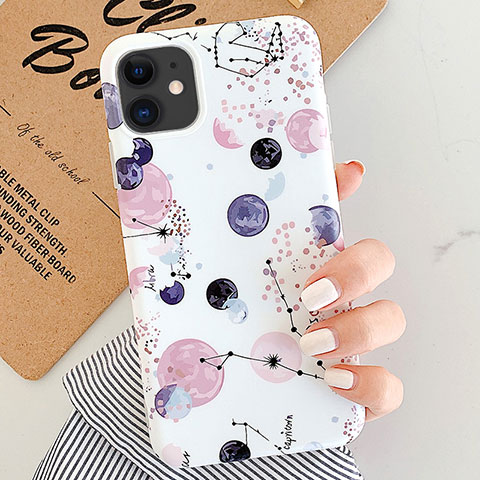 Custodia Silicone Laterale Fantasia Modello Specchio Cover per Apple iPhone 11 Multicolore