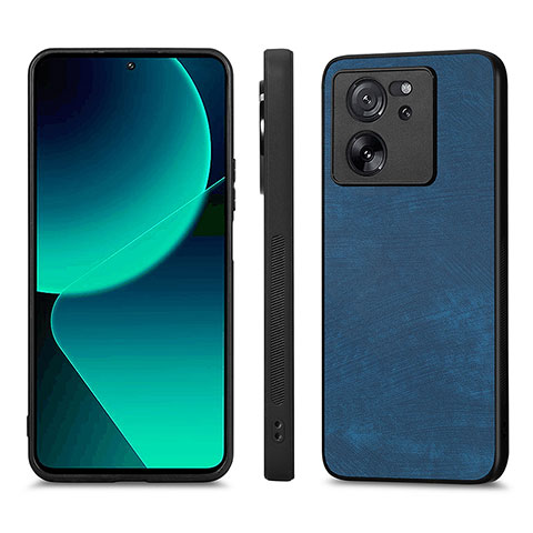 Custodia Silicone Morbida In Pelle Cover AD1 per Xiaomi Redmi K60 Ultra 5G Blu