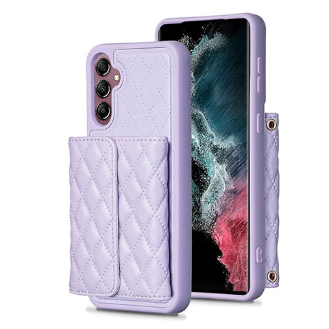 Custodia Silicone Morbida In Pelle Cover BF5 per Samsung Galaxy Jump3 5G Lavanda