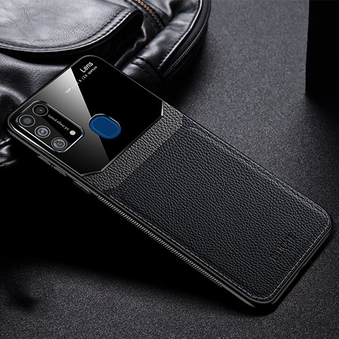 Custodia Silicone Morbida In Pelle Cover FL1 per Samsung Galaxy M31 Prime Edition Nero