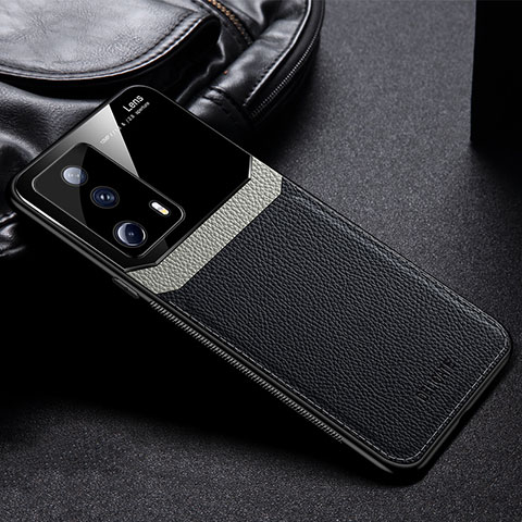 Custodia Silicone Morbida In Pelle Cover FL1 per Xiaomi Mi 12 Lite NE 5G Nero