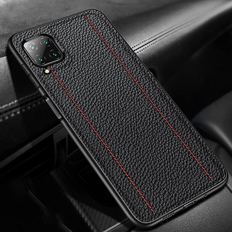 Custodia Silicone Morbida In Pelle Cover H01 per Huawei Nova 6 SE Nero