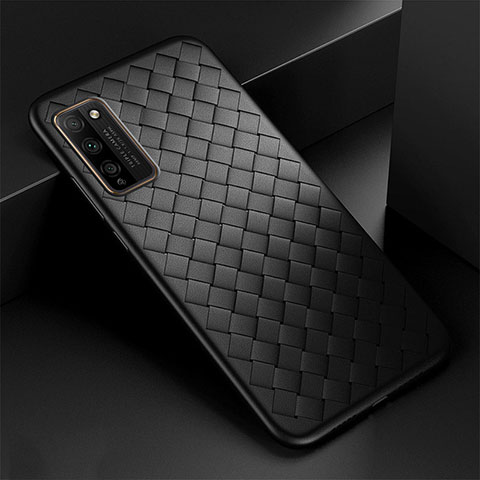 Custodia Silicone Morbida In Pelle Cover H03 per Huawei Honor 30 Lite 5G Nero