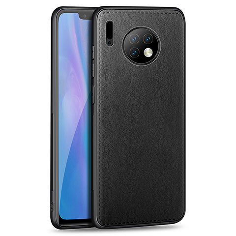 Custodia Silicone Morbida In Pelle Cover H03 per Huawei Mate 30 Pro 5G Nero