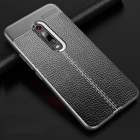 Custodia Silicone Morbida In Pelle Cover H03 per Xiaomi Redmi K20 Pro Grigio