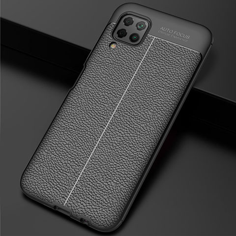 Custodia Silicone Morbida In Pelle Cover H06 per Huawei Nova 6 SE Nero