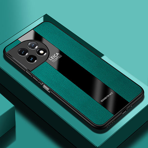 Custodia Silicone Morbida In Pelle Cover PB1 per OnePlus Ace 2 Pro 5G Verde