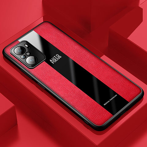 Custodia Silicone Morbida In Pelle Cover PB1 per Xiaomi Mi 11X Pro 5G Rosso