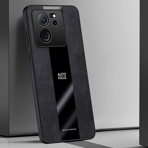 Custodia Silicone Morbida In Pelle Cover PB1 per Xiaomi Redmi K60 Ultra 5G Nero