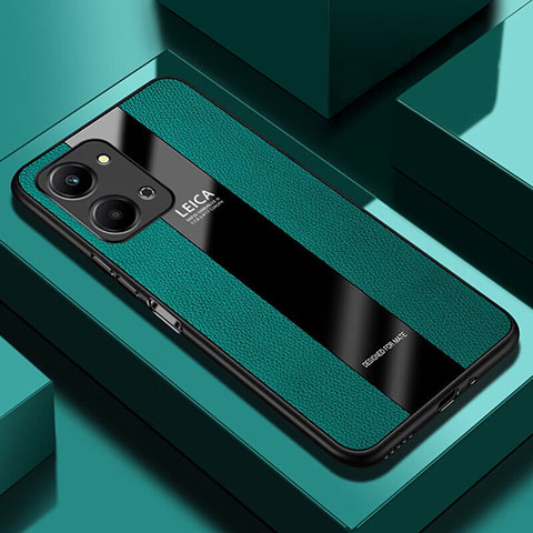 Custodia Silicone Morbida In Pelle Cover PB2 per Huawei Honor X7a Verde