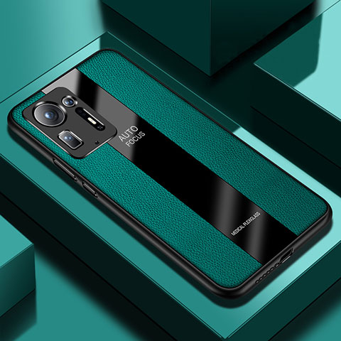 Custodia Silicone Morbida In Pelle Cover PB2 per Xiaomi Mi Mix 4 5G Verde