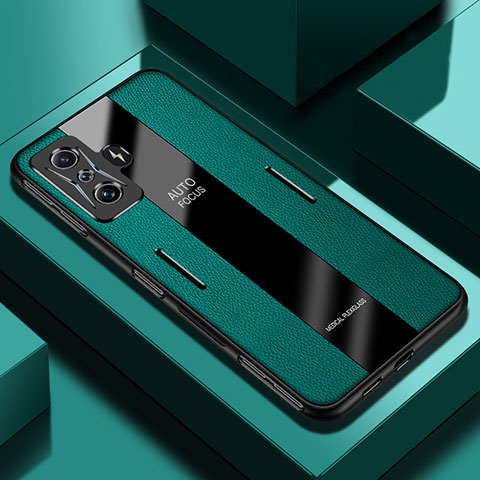 Custodia Silicone Morbida In Pelle Cover PB2 per Xiaomi Redmi K50 Gaming AMG F1 5G Verde