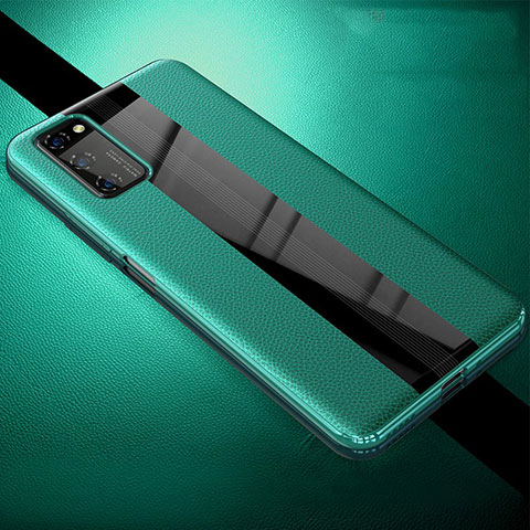 Custodia Silicone Morbida In Pelle Cover per Huawei Honor V30 Pro 5G Verde