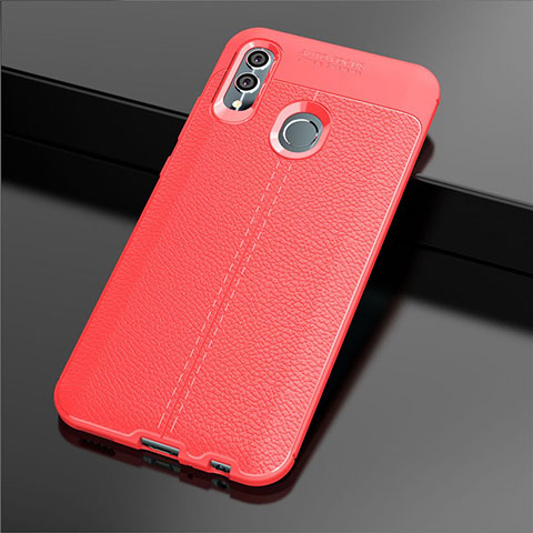 Custodia Silicone Morbida In Pelle Cover per Huawei P Smart (2019) Rosso