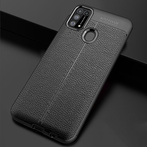 Custodia Silicone Morbida In Pelle Cover per Samsung Galaxy M31 Prime Edition Nero