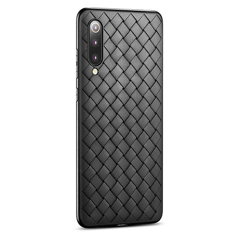 Custodia Silicone Morbida In Pelle Cover per Xiaomi Mi 9 SE Nero