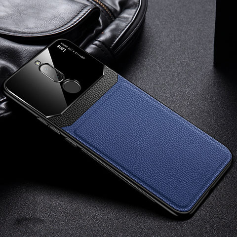 Custodia Silicone Morbida In Pelle Cover per Xiaomi Redmi 8 Blu