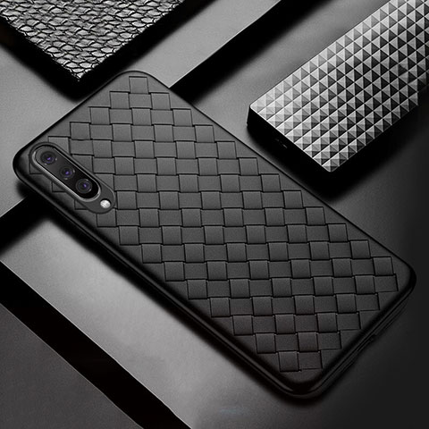 Custodia Silicone Morbida In Pelle Cover S01 per Xiaomi CC9e Nero