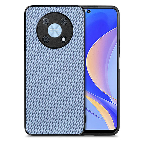 Custodia Silicone Morbida In Pelle Cover S03D per Huawei Nova Y90 Blu