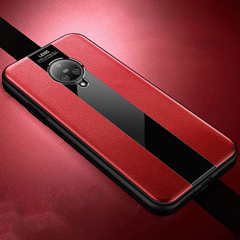 Custodia Silicone Morbida In Pelle Cover S04 per Vivo Nex 3S Rosso