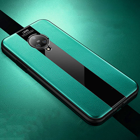 Custodia Silicone Morbida In Pelle Cover S04 per Vivo Nex 3S Verde