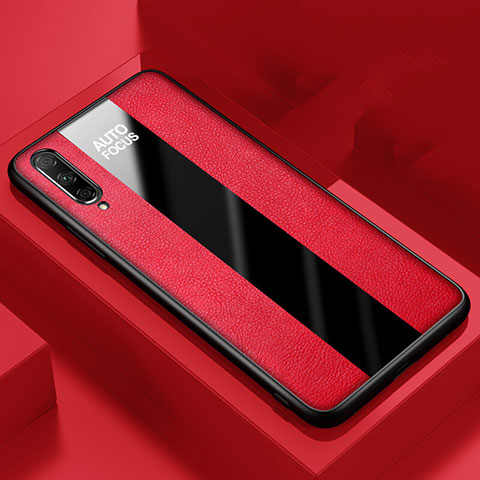 Custodia Silicone Morbida In Pelle Cover S05 per Huawei Honor 9X Pro Rosso