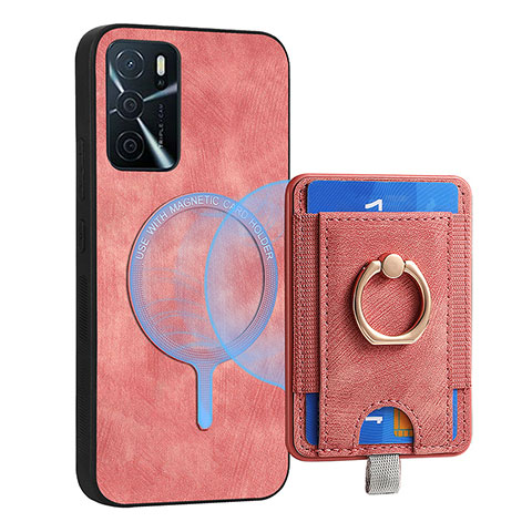 Custodia Silicone Morbida In Pelle Cover SD3 per Oppo A16 Rosa