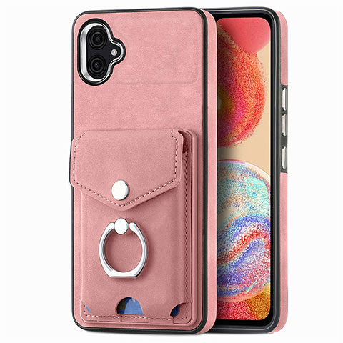 Custodia Silicone Morbida In Pelle Cover SD3 per Samsung Galaxy A04 4G Rosa